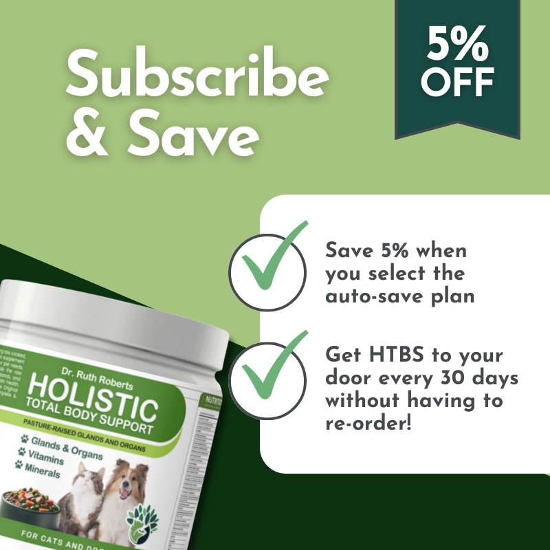 Holistic Total Body Support – Multivitamin & Glandular Support for Dogs and Cats