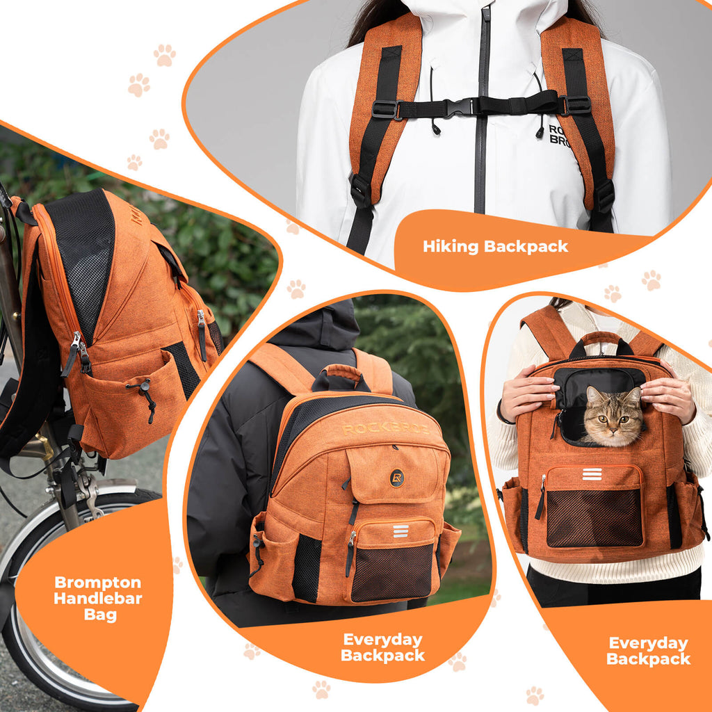 Brompton Foldable Pet Handlebar Bike Bag - 21L